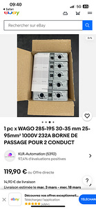 Wago klemmid kuni 35mm2 Komplekt 5 tk (5 foto / 5)