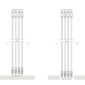 Terrassiklaasid L-3970 h-2165 mm hall/kirgas (10 foto / 10)