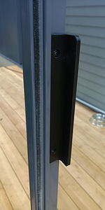Terrassiklaasid L-3970 h-2165 mm hall/kirgas (7 foto / 10)