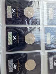 Vinni Puhh 50 penni 2020-2022 täiskomplekt Inglismaa (3 foto / 5)