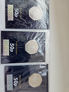 Vinni Puhh 50 penni 2020-2022 täiskomplekt Inglismaa (4 foto / 5)