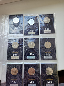 Vinni Puhh 50 penni 2020-2022 täiskomplekt Inglismaa (5 foto / 5)