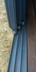 Terrassiklaasid L-2990 h-2165 mm hall/kirgas (7 foto / 7)