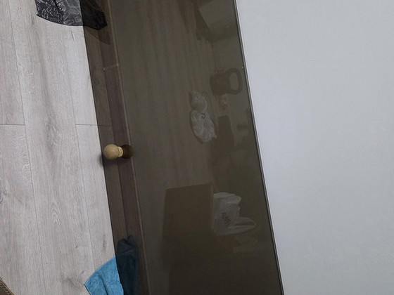 Дверь для бани 183,5 х 62 см, стеклянная