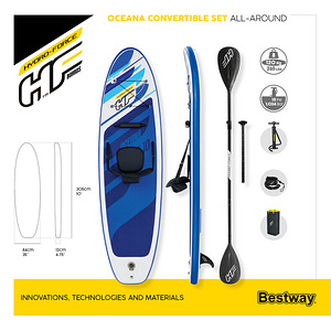 SUP laud Bestway Oceana Convertible 65350, 305x84x12 cm (4 foto / 10)
