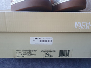 41 Michael Kors Glam Studded Distressed Metallic tossud (2 foto / 4)