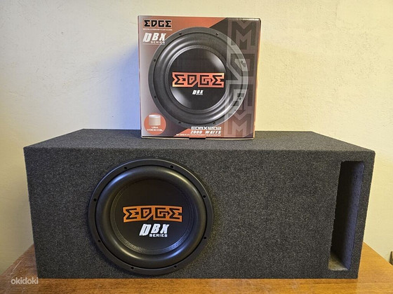 EDGE 12" 2000W ja Monoblock, pult, uus