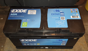 Exide EK960 AGM аккумулятор (2 фото из 2)