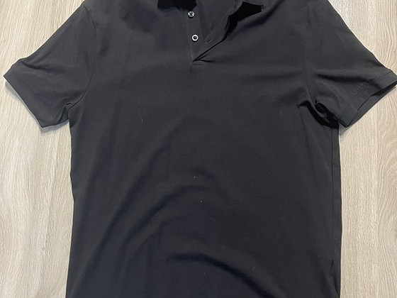 H&M черное поло