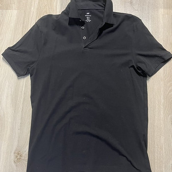 H&M черное поло