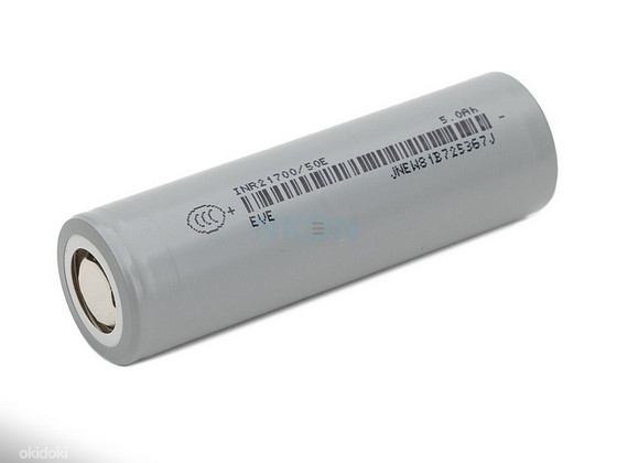 Akuelemendid Li-ion, EVE 21700-50E 5000mAh - 15A
