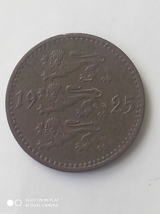 ЭСТОНИЯ 10 МАРОК 1925 Г. (2 фото из 2)