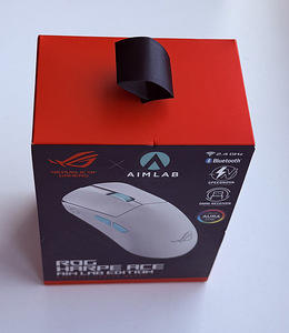 Asus ROG Harpe Ace Aim Lab Edition Wireless , White / Black (5 foto / 10)