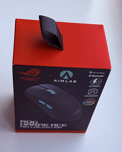 Asus ROG Harpe Ace Aim Lab Edition Wireless , White / Black (10 foto / 10)