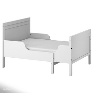 Ikea SUNDVIK piken.voodiraam k.liist.voodipõh., hall, 80x (2 фото из 5)
