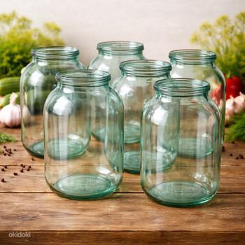 3L стеклянные банки – много