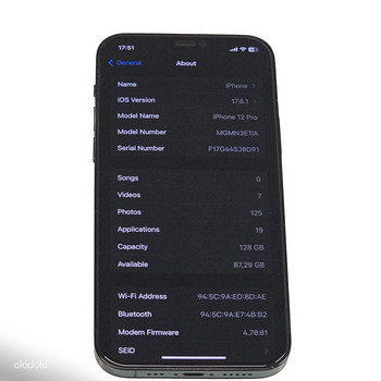 Смартфон Apple Iphone 12 Pro 128gb Аку 84% + Чехол
