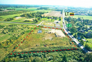 Земельный участок в Бауске с готовой инфраструктурой (1 фото из 14)