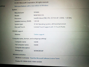Tahvelarvuti Nextbooki Intel NXW10QC32G (4 foto / 4)