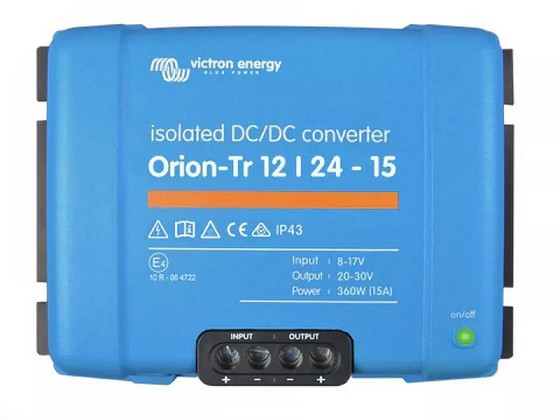 Victron Energy Orion-Tr 12/24-15A 360 W automotive inverter
