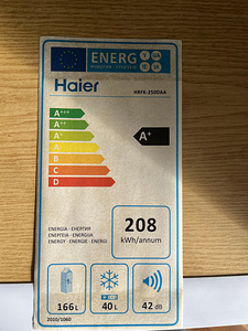 Külmkapp Haier (4 foto / 5)