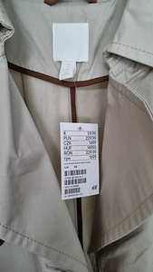 Тренч H&M новый (3 фото из 3)