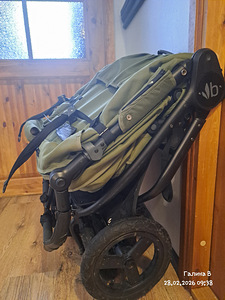 Kaksikute, järjestikuste laste jalutuskäru (8 foto / 8)