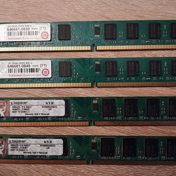 DDR2 8GB 4x2GB 800Mhz PC6400 Kingston/Transcend