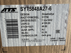 18" ATS Streetrallye veljed 4x100 (uued) (7 foto / 8)