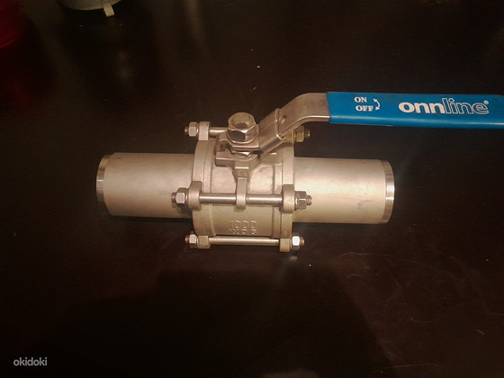 ШАРОВОЙ КРАН ИЗ НЕРЖАВЕЮЩЕЙ СТАЛИ 2 1/2" 1000WOG
