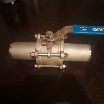 Roostevabast terasest kuulkraan 2 1/2" 1000WOG