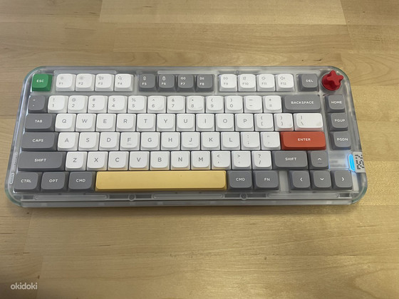 Nuphy Kick75 klaviatuur (low profile) + randmetugi