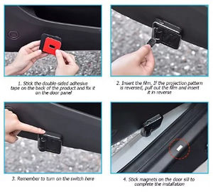 Подсветка дверей Chevrolet, комплект из 4 шт. (2 фото из 10)