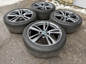 19" BMW style 442M originaalveljed 5x120 suverehvidega 6,5mm (2 foto / 10)