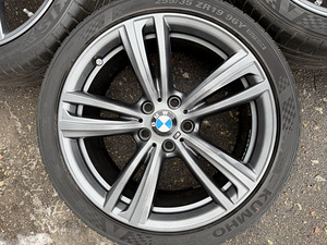 19" BMW style 442M originaalveljed 5x120 suverehvidega 6,5mm (3 foto / 10)