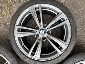 19" BMW style 442M originaalveljed 5x120 suverehvidega 6,5mm (5 foto / 10)