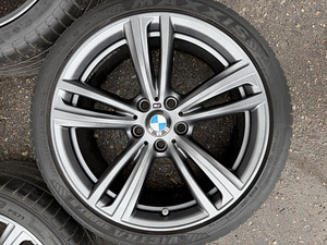 19" BMW style 442M originaalveljed 5x120 suverehvidega 6,5mm (6 foto / 10)
