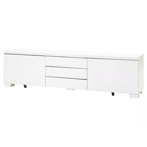 IKEA Besta Burs ТВ-тумба белый глянцевый 180 x 41 x 49см НОВАЯ! (2 фото из 7)