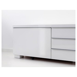 IKEA Besta Burs ТВ-тумба белый глянцевый 180 x 41 x 49см НОВАЯ! (5 фото из 7)