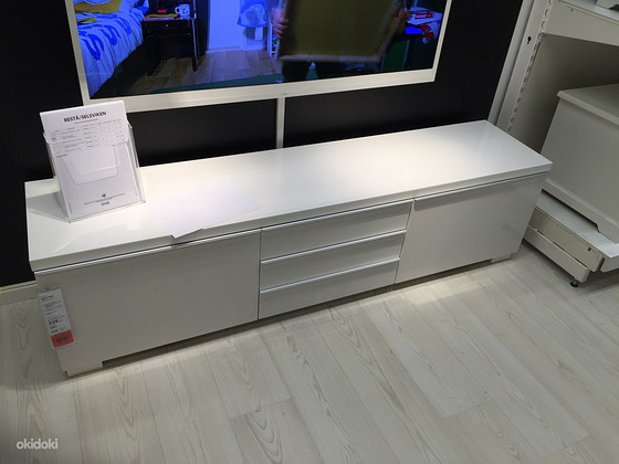IKEA Besta Burs ТВ-тумба белый глянцевый 180 x 41 x 49см НОВАЯ!