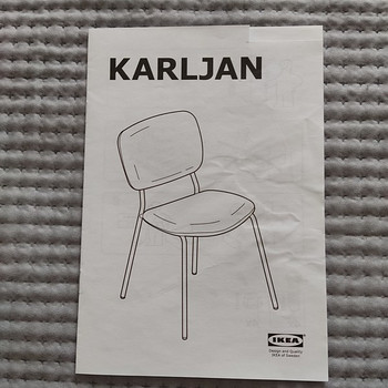 Стул KARLJAN, IKEA , съемная обивка (чехол) на молнии