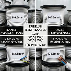 Kaabel MMJ 3G1,5 3G2,5 5G1,5 5G2,5 (1 foto / 1)
