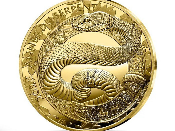 France Year of the snake 50€ 1/4oz Gold Coin