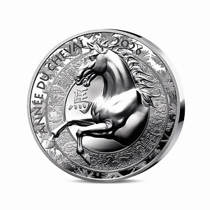 France Year of the horse 20€ 1 Oz Silver High Relief (1 foto / 7)