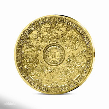 France Ceilings of the Palais Garnier 50€ 1/4oz Gold Coin