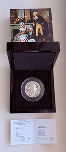 France George Washington Bust 50€ Silver 5 Oz coin (7 foto / 8)