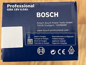 BOSCH АККУМУЛЯТОР 4,0Ah (3 фото из 4)