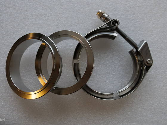 V-band PRO clamp stainless 2,5" / 2,75" / 3" / 63 / 70 / 76
