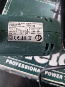 Metabo SBE 650 löökpuur (650 W) (5 foto / 5)
