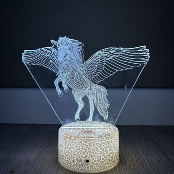 Laste 3D lamp - Ükssarvik